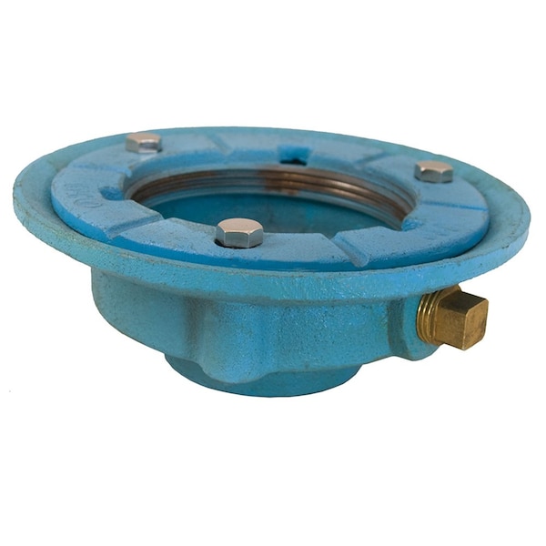Jones Stephens 2in. Code Blue IPS Drain Body with 9in. Pan and 3-1/2in. Spud Size - 3-1/8in. Height D66202 - main
